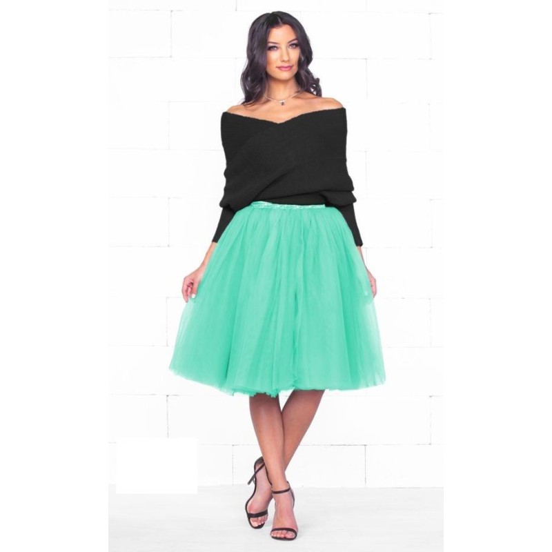 Fusta tulle Aqua