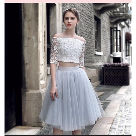 Fusta tulle Gri Fusta tulle Gri