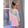 Rochie hanorac Tie dye